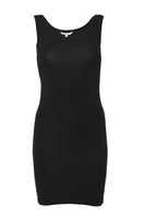 mbyM Lina Dress in Black, långt linne eller underklänning