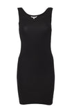 mbyM Lina Dress in Black, långt linne eller underklänning