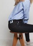 MUD Jeans Regular Swan in Strong Blue - 50% REA - sista storleken 27/30