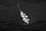 Bohemia Oakleaf Earring in Silverpleated Brass - 30% REA