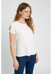 People Tree Emery top in white - NU: 200 Kr