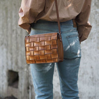 Eduards Accessories Näver Small Shoulder Bag in Nature - beställningsvara