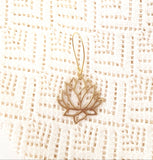 Bohemia Lotus Earring Single - 30% rabatt