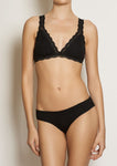 Woron Lace trimmed soft-bra ONYX BRA- black - 50% REA