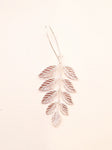 Bohemia Fern Medium Earring Silver - 20% REA