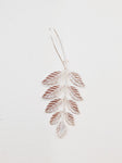 Bohemia Fern Medium Earring Silver - 20% REA