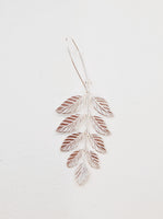 Bohemia Fern Medium Earring Silver - 20% REA