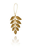 Bohemia Fern Medium Earring Mässing - 20% REA