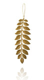 Bohemia Big Fern Earring in Brass or Silver Plated Brass