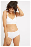 People Tree Soft Bra top Eco White -50% rabatt