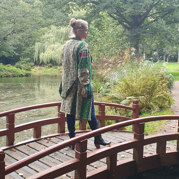 Jaipur jacket #4,  Betty & Uma Upcycled Collection - 50% REA