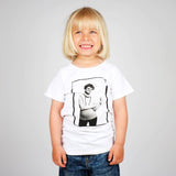 Dedicated Lillehammer Astrid Lindgren Baby T-shirt Vit