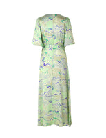 Mbym Jamin Dress  in Aqua Print - 50% REA - XS, sista storleken