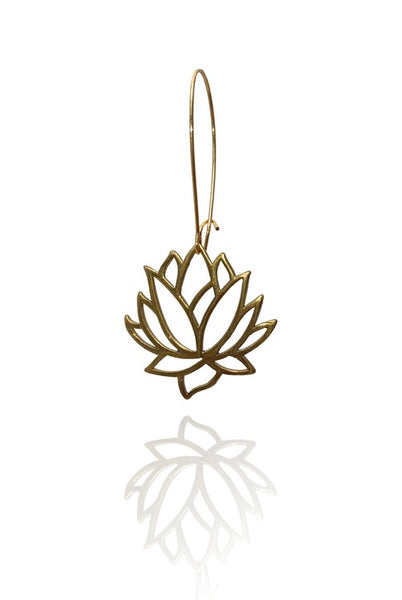 Bohemia Lotus Earring Single - 30% rabatt