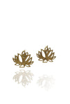 Bohemia Lotus Studs i Mässing - 30% rabatt