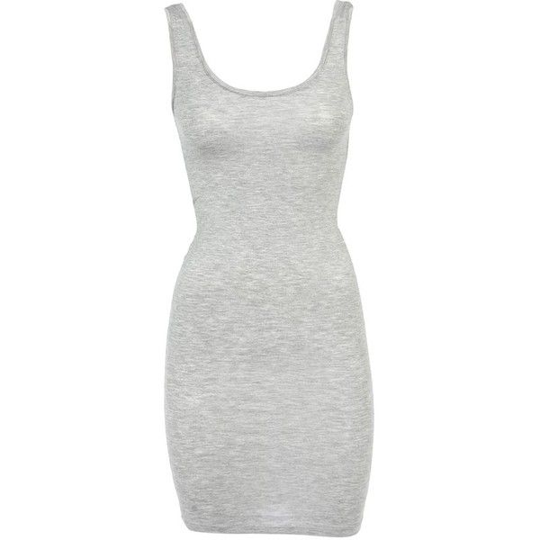 Mbym Lina Dress in Light Grey Melange