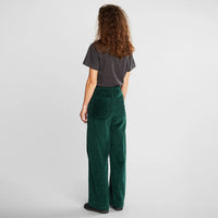 Dedicated Workwear Pants Vara Corduroy dark green, mörkgrön - 20% REA