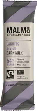 Malmö Chokladfabrik Malmöbar Viol Lakrits 25g