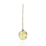 Bohemia Earring Monstera Leaf on Chain