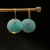 Firework Earrings, Round  -  Runda örhängen med Halvädelsten- Betty & Uma Collection