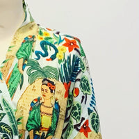 BETTY & UMA UPCYCLED COLLECTION - Kimono Frida Kahlo i olika färger - 50% REA
