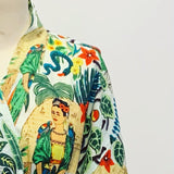 BETTY & UMA UPCYCLED COLLECTION - Kimono Frida Kahlo i olika färger - 50% REA