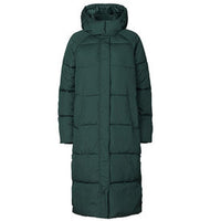 Mbym Ela Slit Sandrina Coat in Jungle Green - 20% rabatt