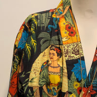 BETTY & UMA UPCYCLED COLLECTION - Kimono Frida Kahlo i olika färger - 50% REA