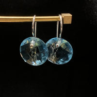 Firework Earrings, Round  -  Runda örhängen med Halvädelsten- Betty & Uma Collection