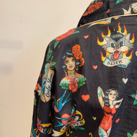 BETTY & UMA UPCYCLED COLLECTION - Kimono Frida Kahlo i olika färger - 50% REA