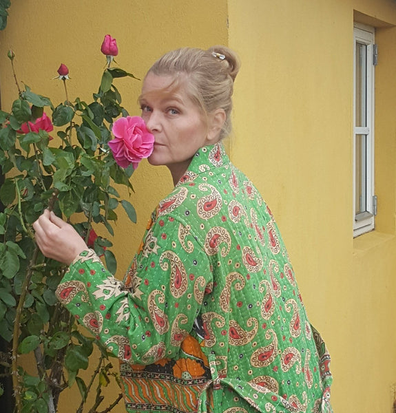 Jaipur jacket #5,  Betty & Uma Upcycled Collection - 50% REA