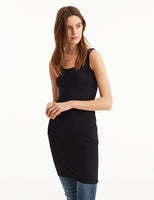 Mbym Lina Dress in Light Grey Melange