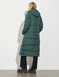 Mbym Ela Slit Sandrina Coat in Jungle Green - 20% rabatt