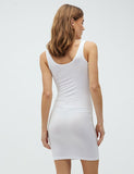 Mbym Lina Dress in Optical White