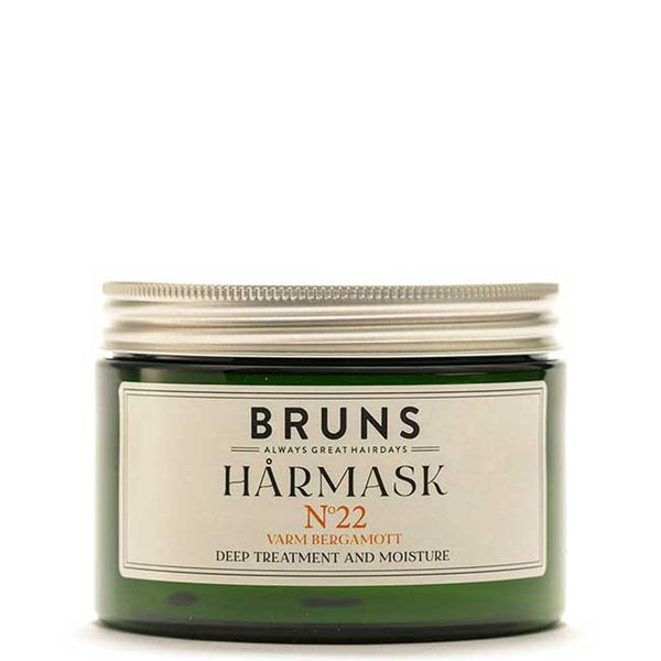 Bruns Hårmask No 22 Varm Bergamott 350ml