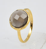 Ring med smokey quartz - Betty & Uma Collection