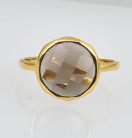 Ring med smokey quartz - Betty & Uma Collection