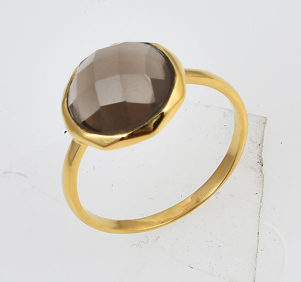 Ring med smokey quartz - Betty & Uma Collection