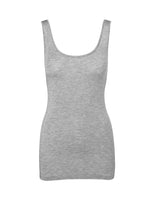 Mbym Sina Top in Light Grey Melange
