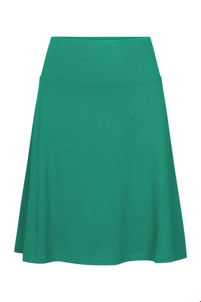 Zilch A-Line Skirt in Emerald Green - 50% REA