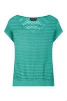 Zilch Top V-Neck Knit  in Emerald - 50% REA - endast online