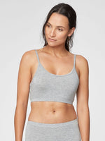 Thought Hannah Bralett Grey Marle Bamboo