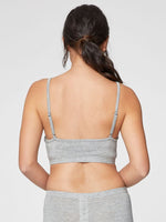 Thought Hannah Bralett Grey Marle Bamboo